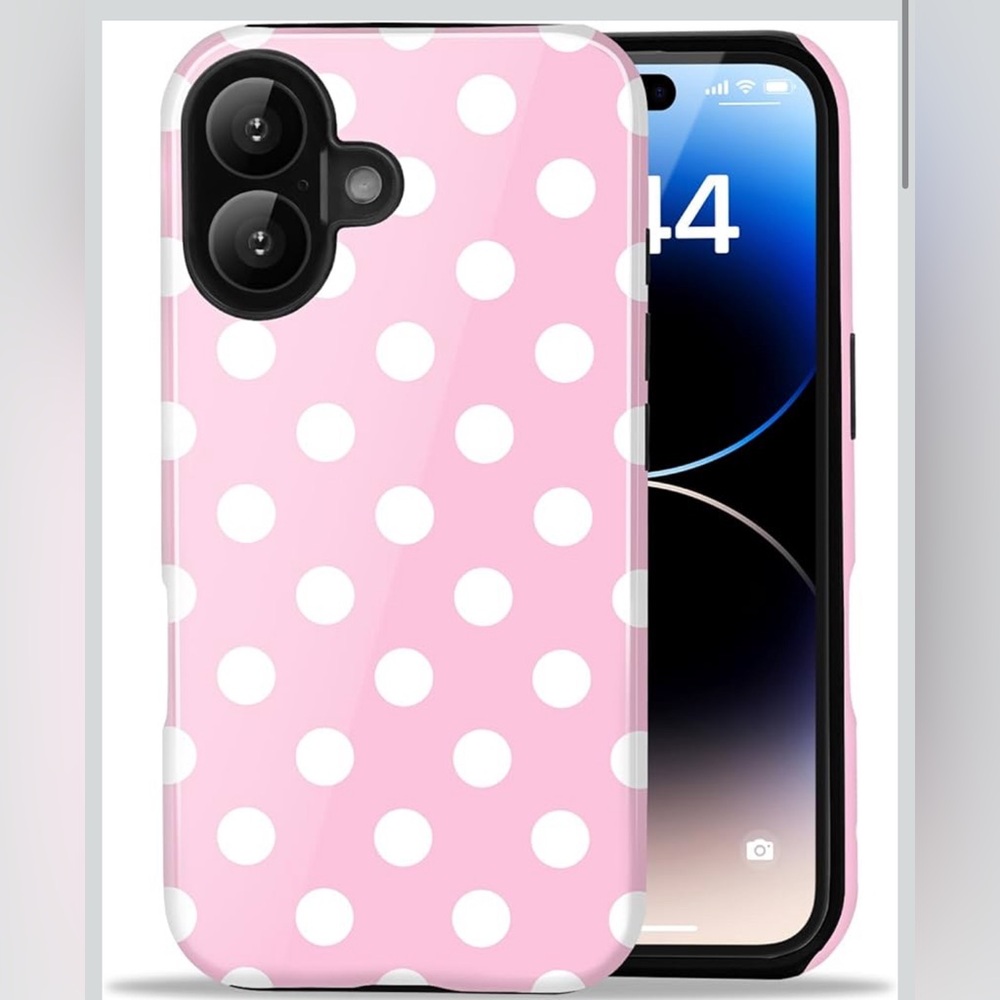 Pink Polka Dot Phone Case
